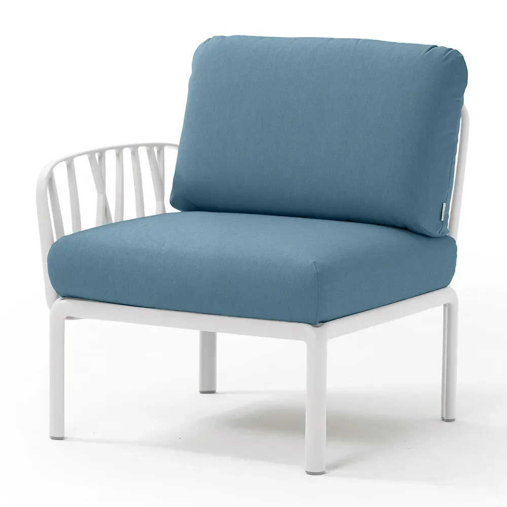 Komodo End Unit White - Adriatic Sunbrella