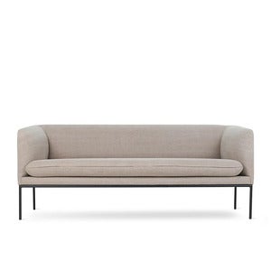 Sofa 3-Seater Turn Cotton Linen Natural