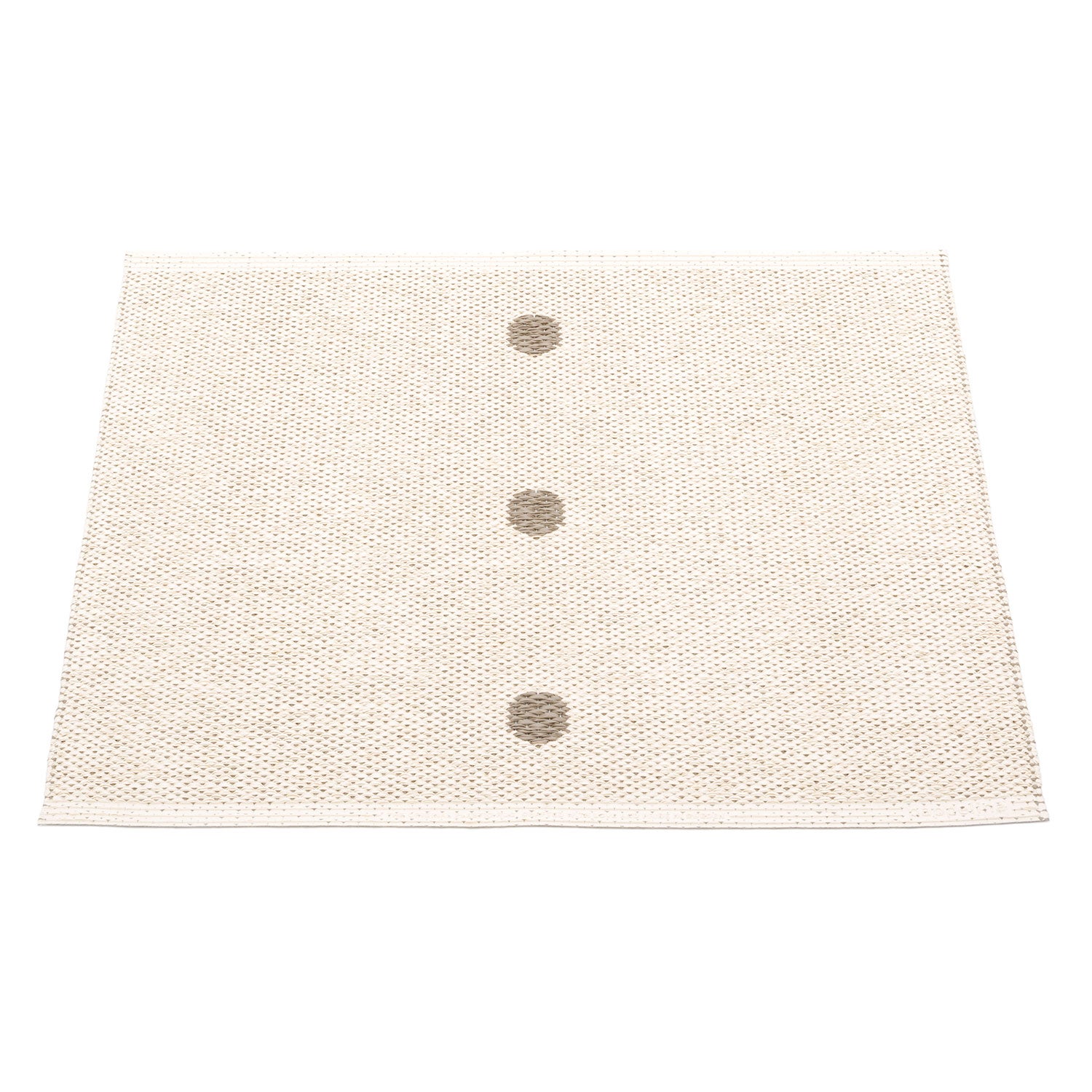 Peg Carpet 70x60 cm dark linen / vanilla