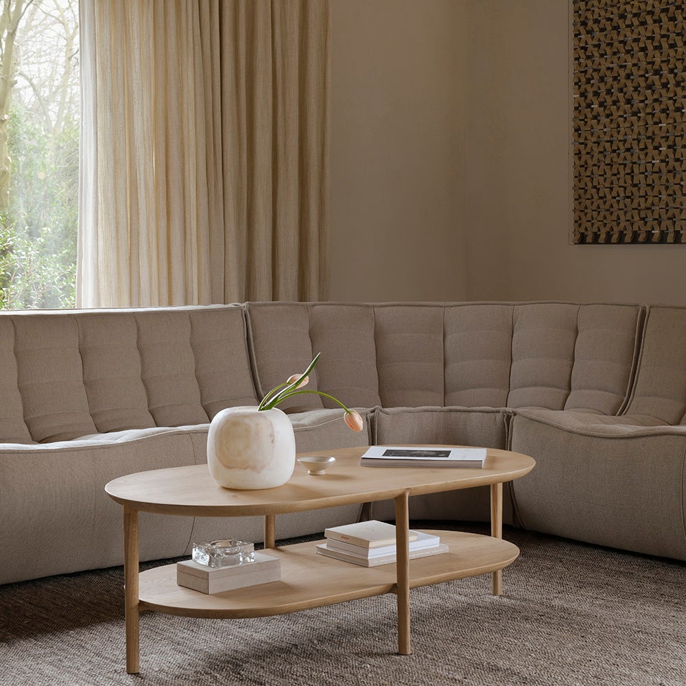 Bok Coffee table Oak 120x60 cm