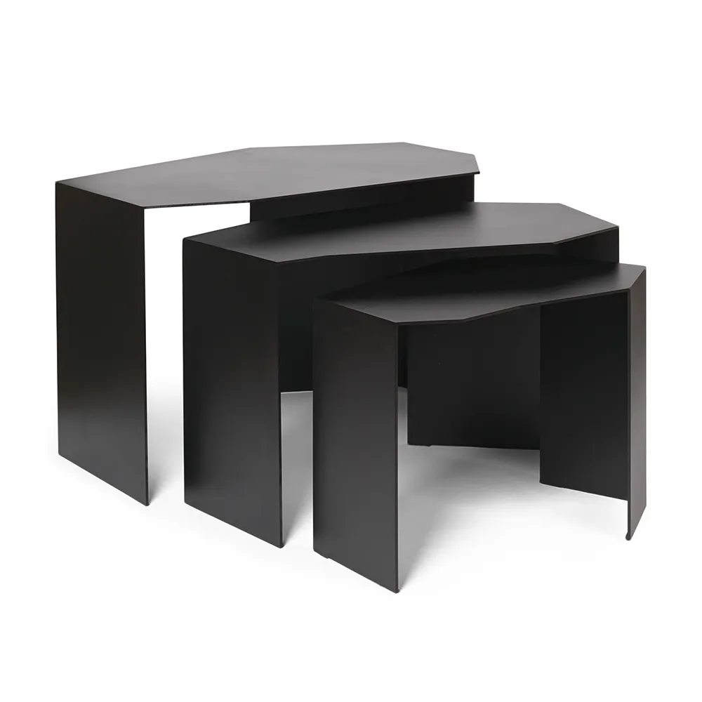 Shard Cluster Tables - Set of 3 - Black
