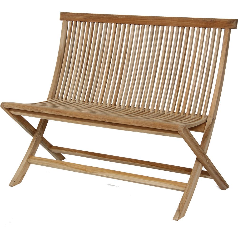 Turin 2-seater sofa teak