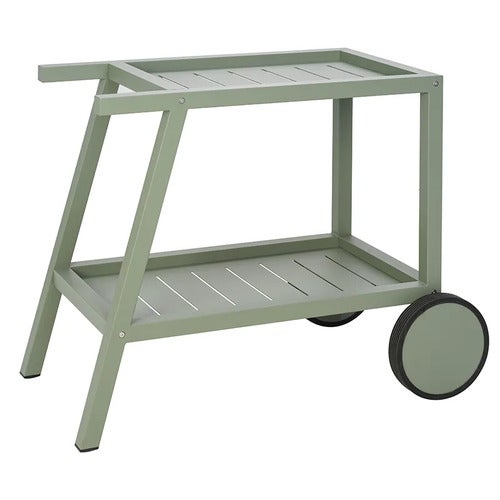 Samvaro serving trolley Dusty Green