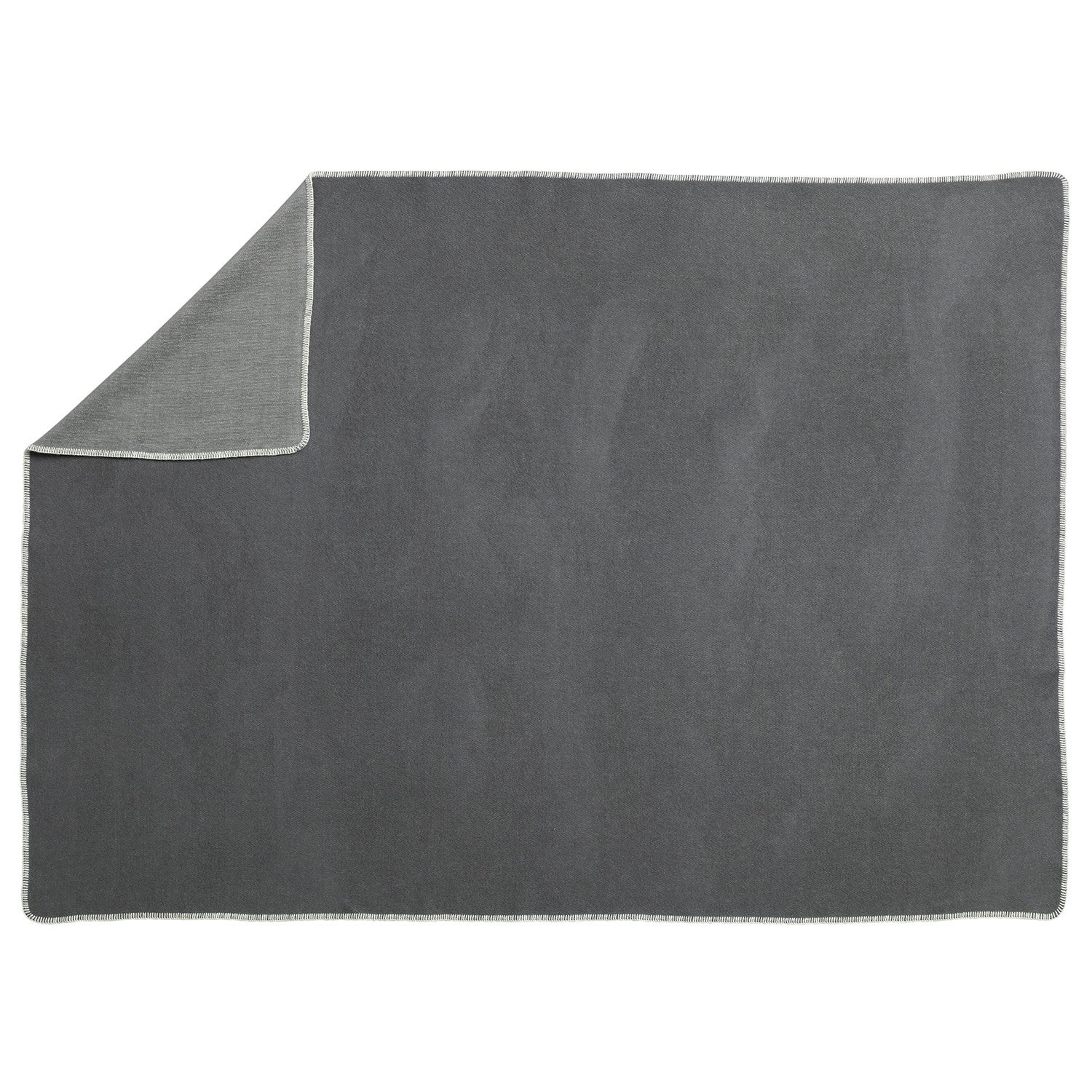 Blanket Carpet 140x200 cm ylva dark grey / charcoal