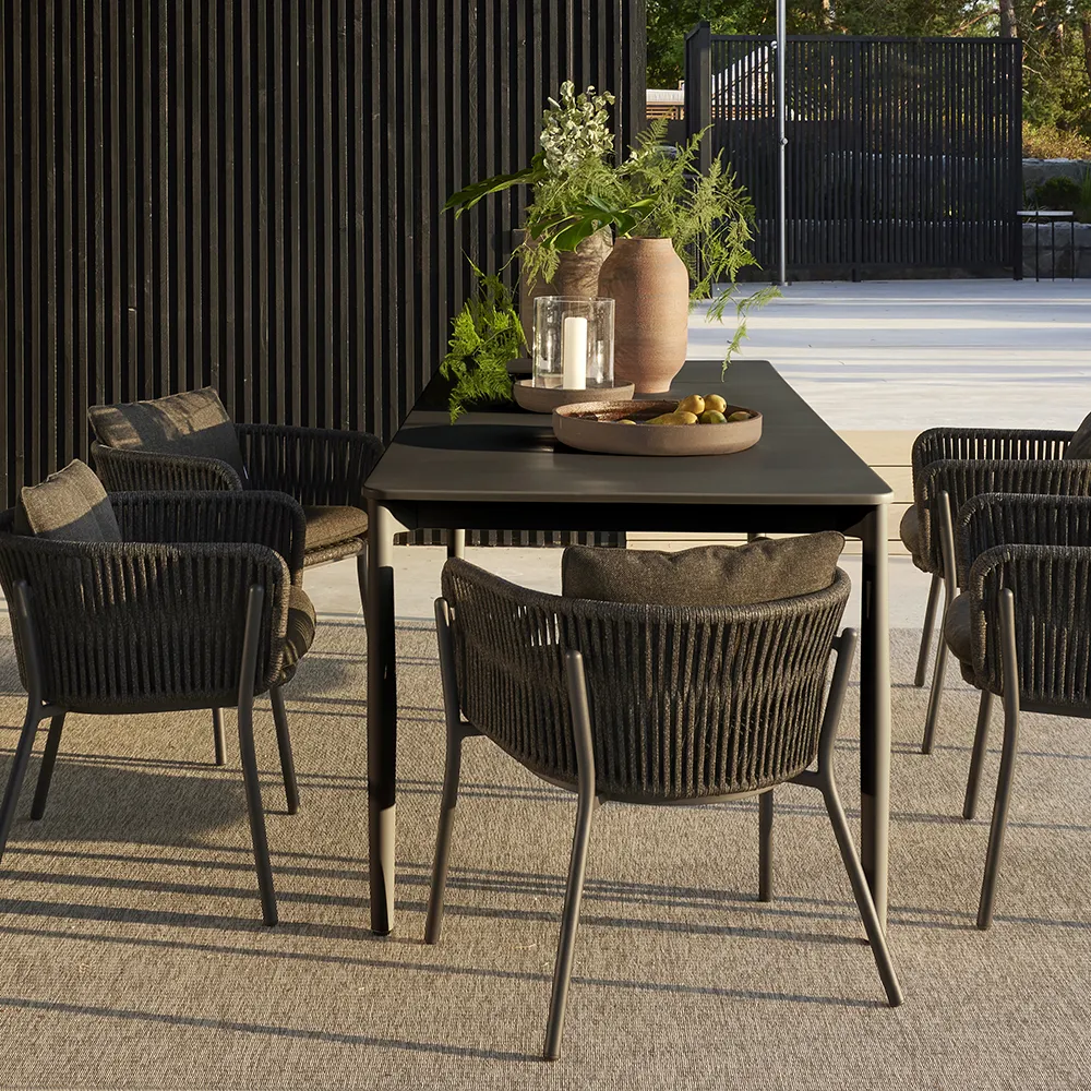 Tira dining chair Charcoal grey