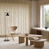 Boomerang Coffee Table Oak 126x74 cm