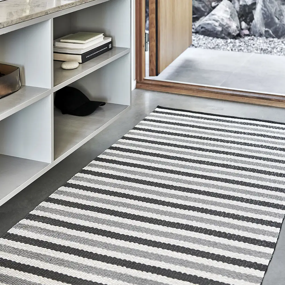 Teo Carpet 230x320 cm Warm Grey/Charcoal/Vanilla