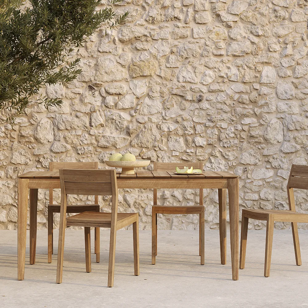 Bok Dining table 162x80 cm Teak