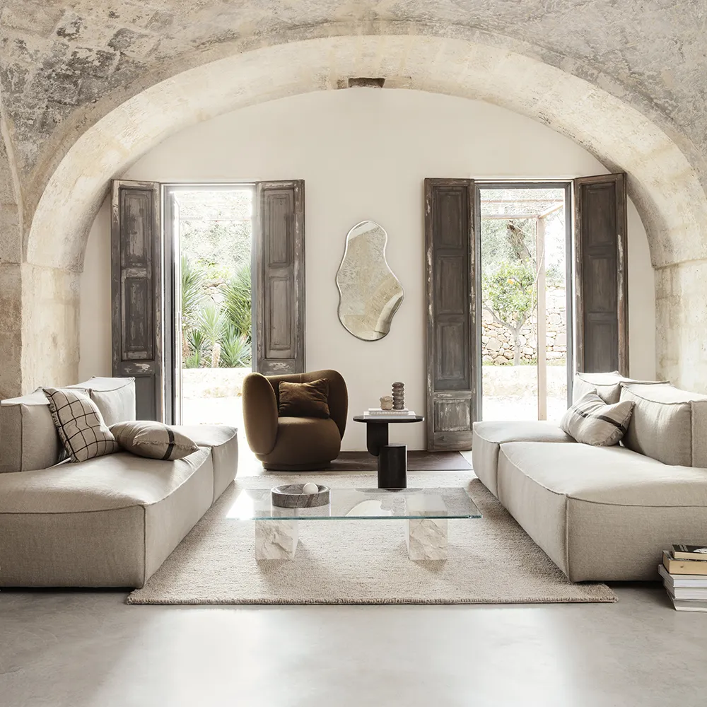 Mineral Coffee Table - Bianco Curia