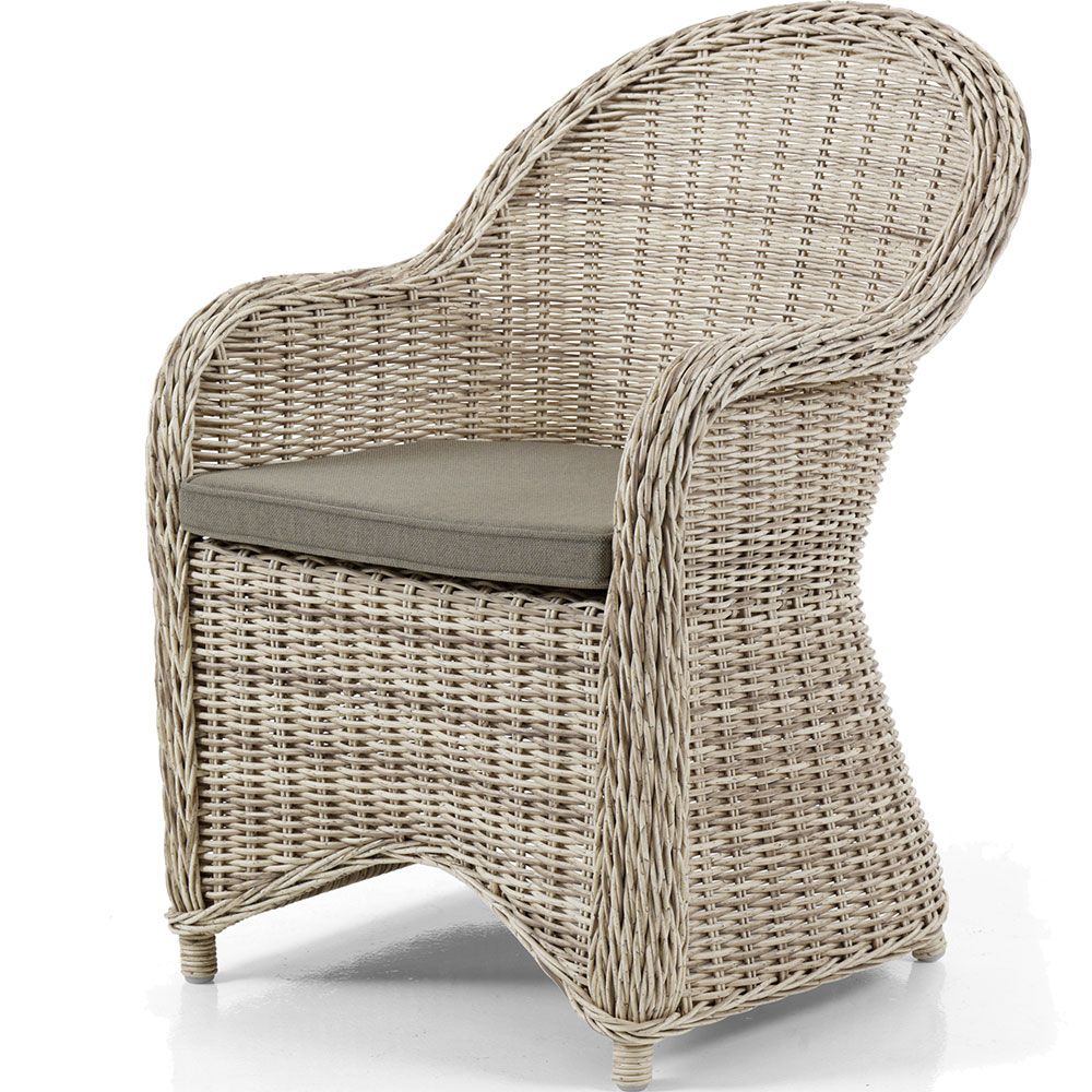 Paulina armchair beige synthetic rattan