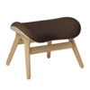 A Conversation Piece Ottoman Footstool Oak/Teddy Brown