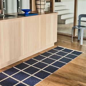 Woven Rug Criss Dark Blue 180x260 cm