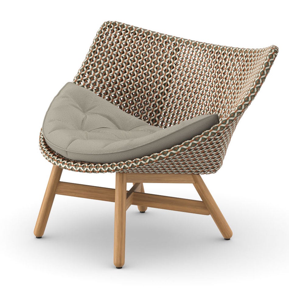 MBRACE lounge chair low CHESTNUT