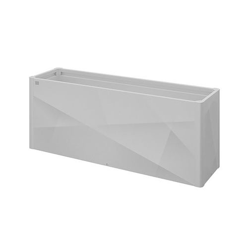 Cultivation bed 2 x 0.5 X-Design metallic silver