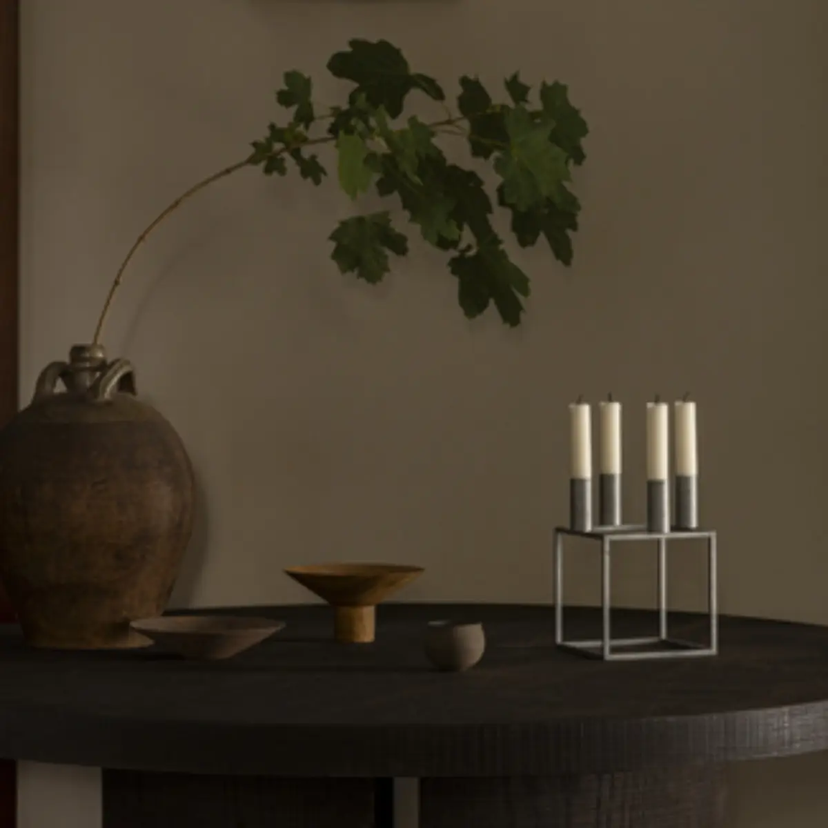 Kubus Candleholder Kubus 4 - Zinc