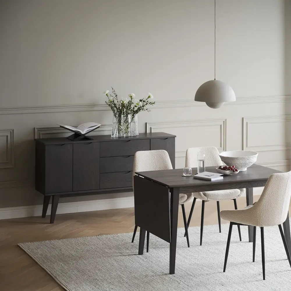 Filippa sideboard 150x40 cm dark brown oak