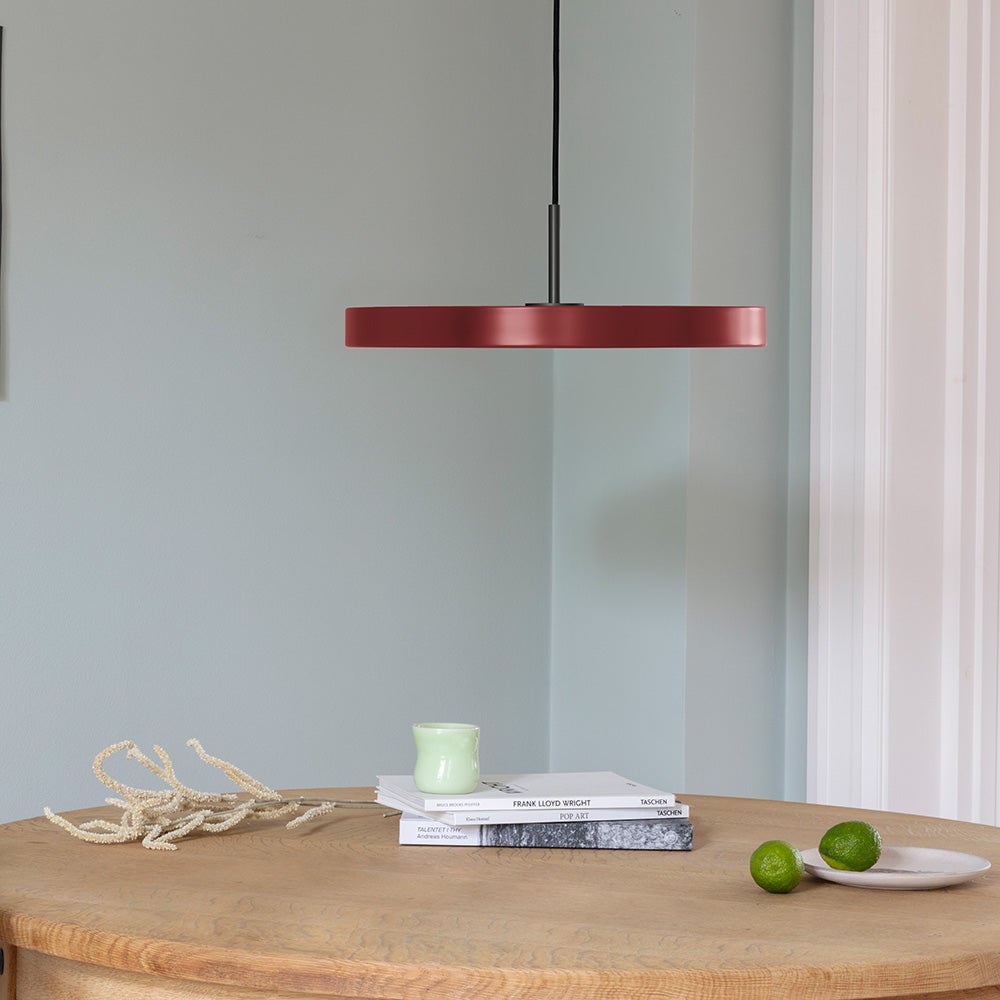 Asteria Medium Lamp Ø43 cm Ruby Red/Black