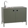 Kelia outdoor kitchen   with sink and tap  Nordic Green