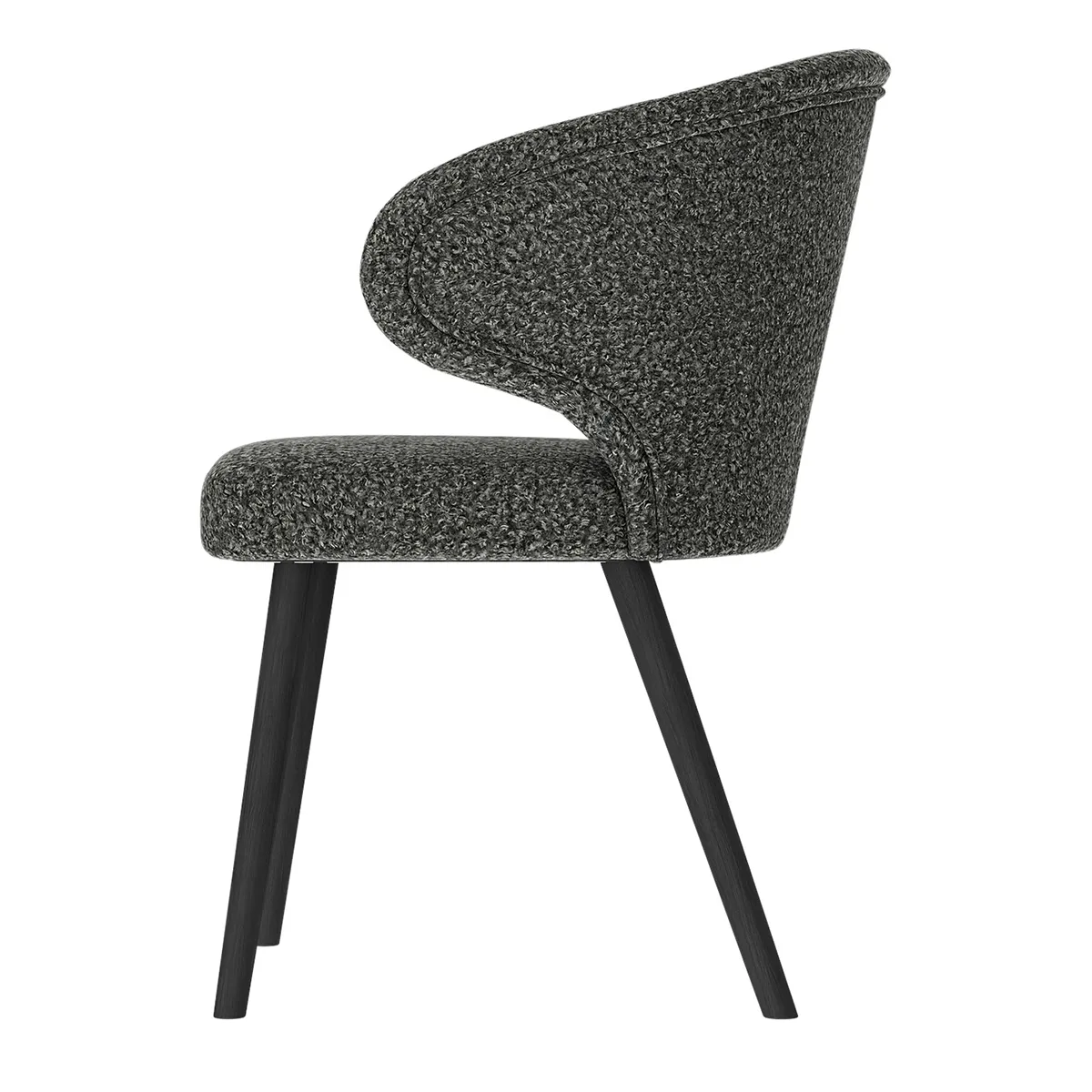 Arkansas dining chair Vega charcoal