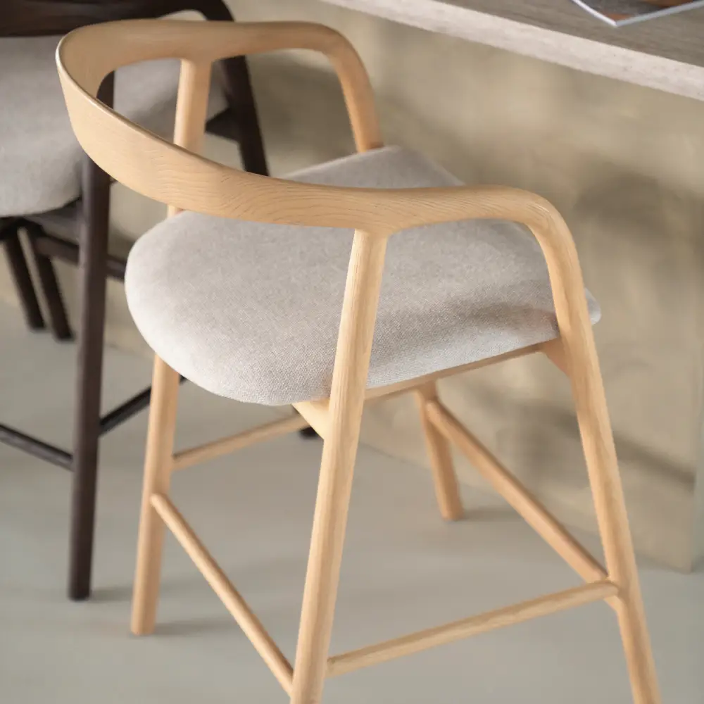 Rayven Bar chair - natural