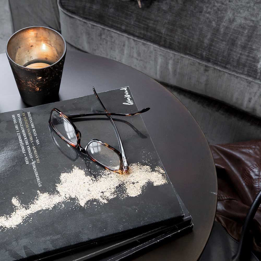 Coffee table Cedes Bronze Ø60 Cm