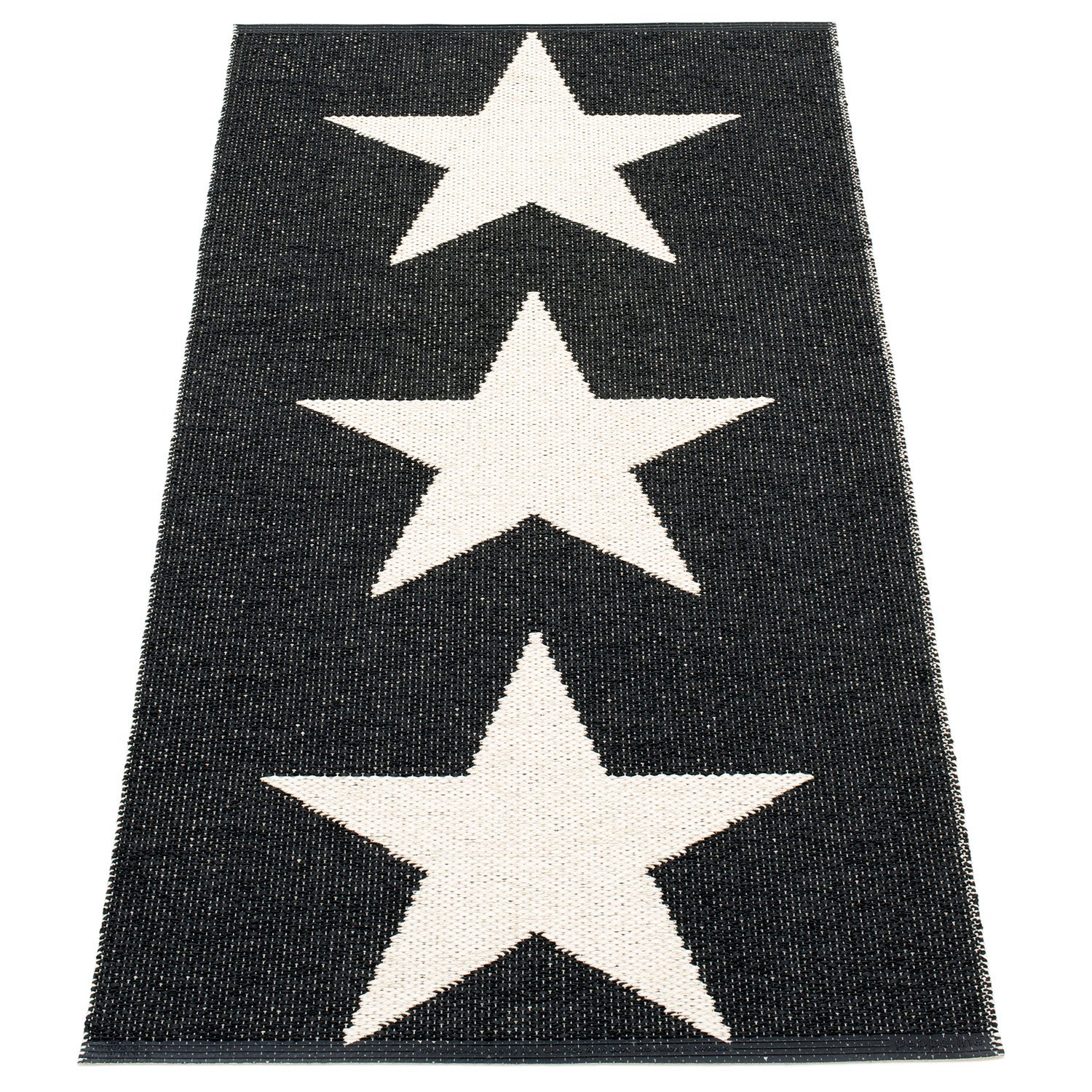 Viggo Carpet 70x150 cm one black / vanilla