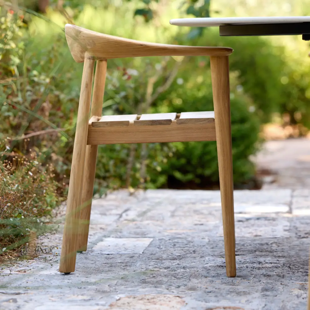 Majestic chair m/armrest Teak