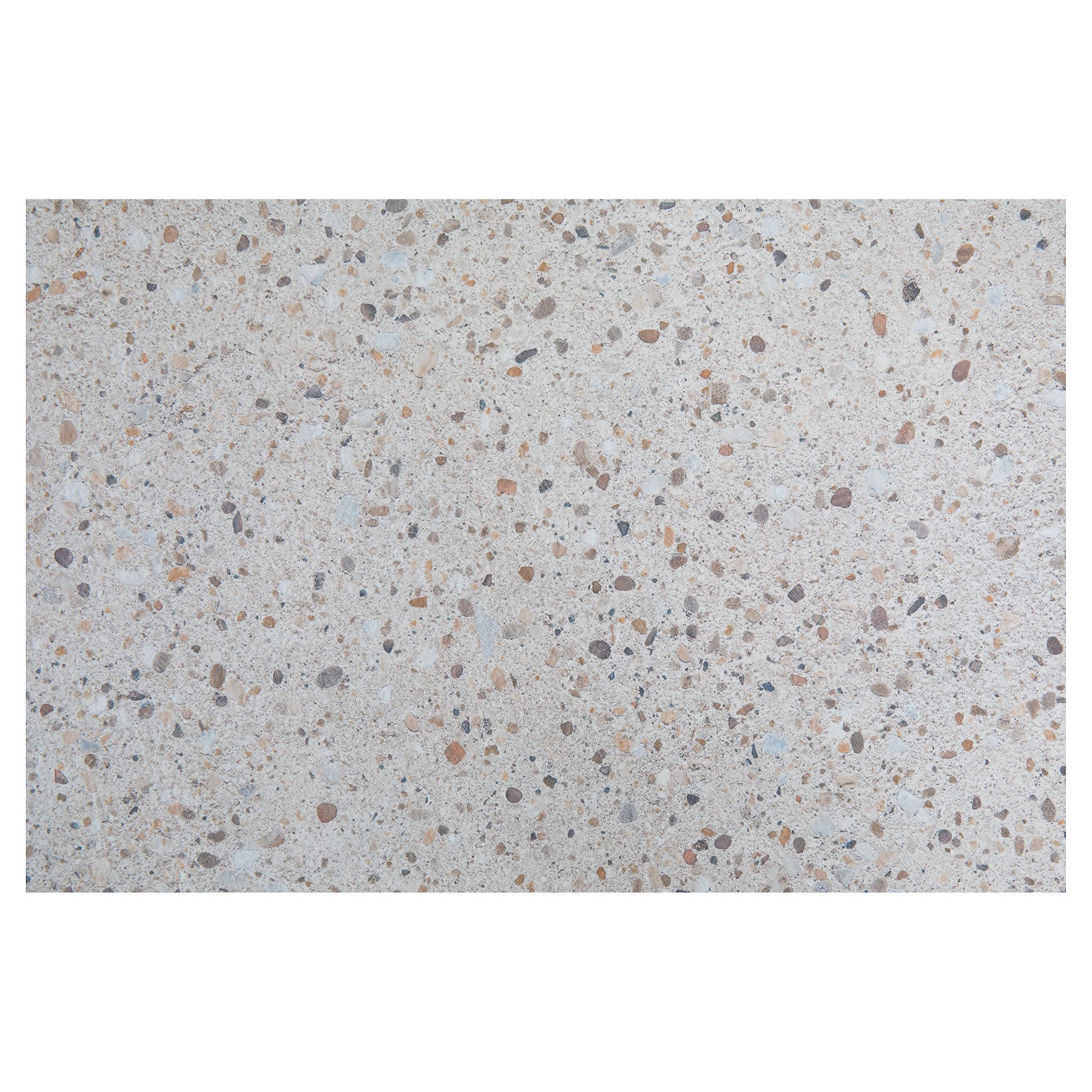 Talance table top 59x71 cm beige/terrazzo