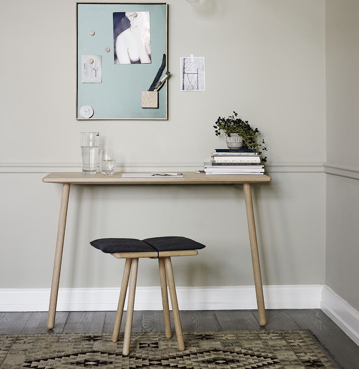 Georg Console Table Black Oak