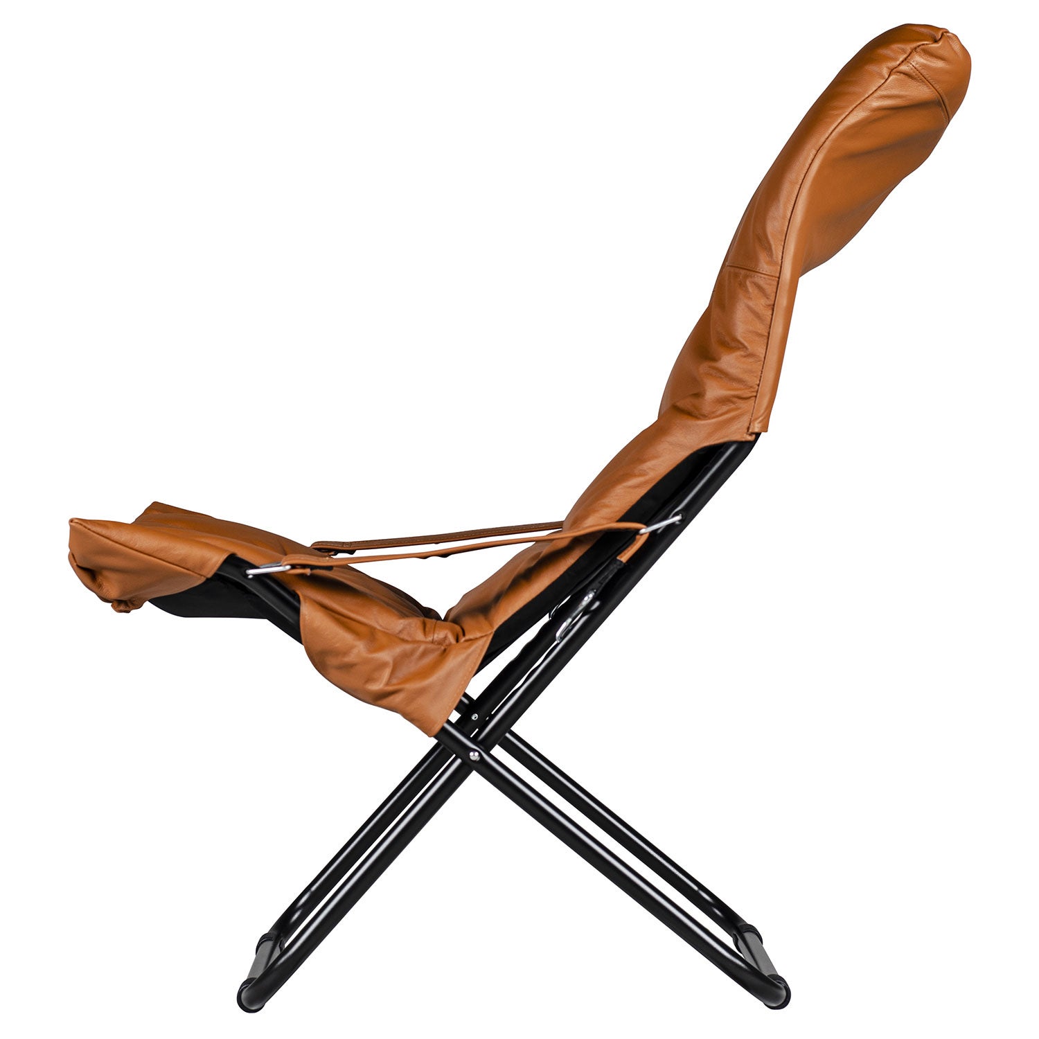 Fiesta deckchair cognac leather
