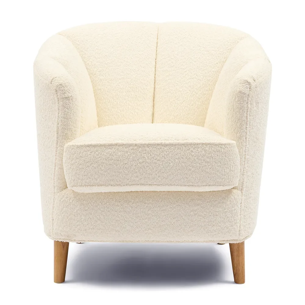 Armchair Rue Royale Ivory White