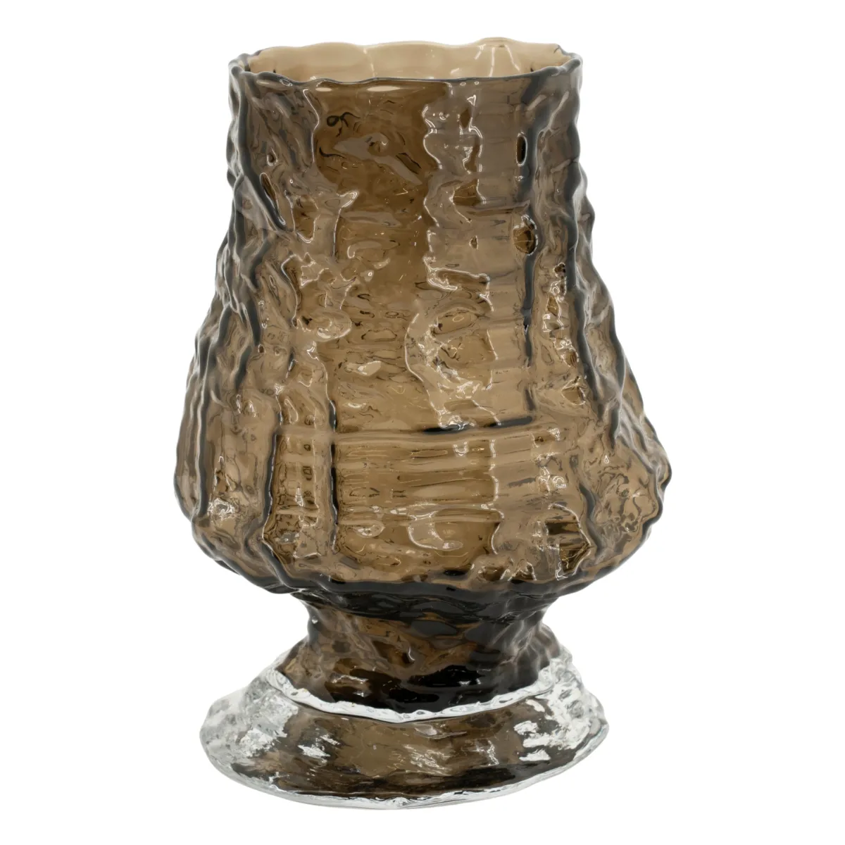 Melte large 18x18x26 cm Glass Brown