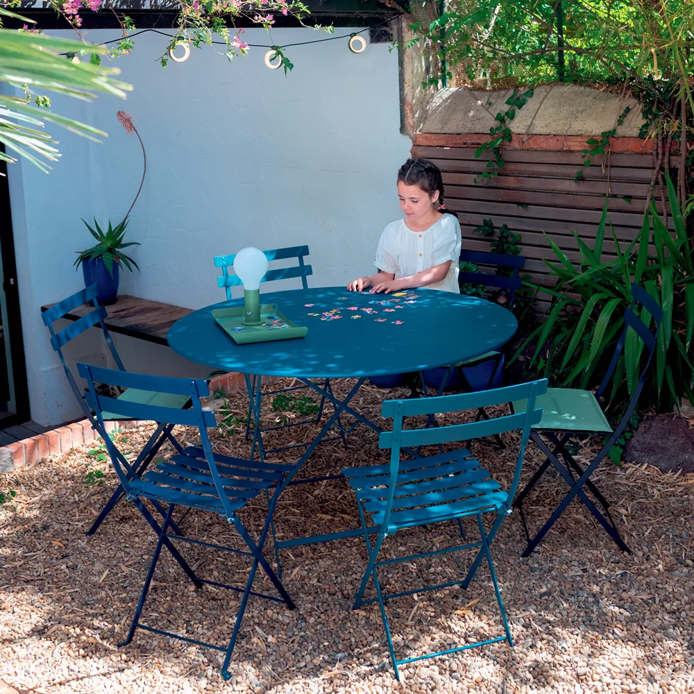 Bistro table 117 cm Acapulco blue