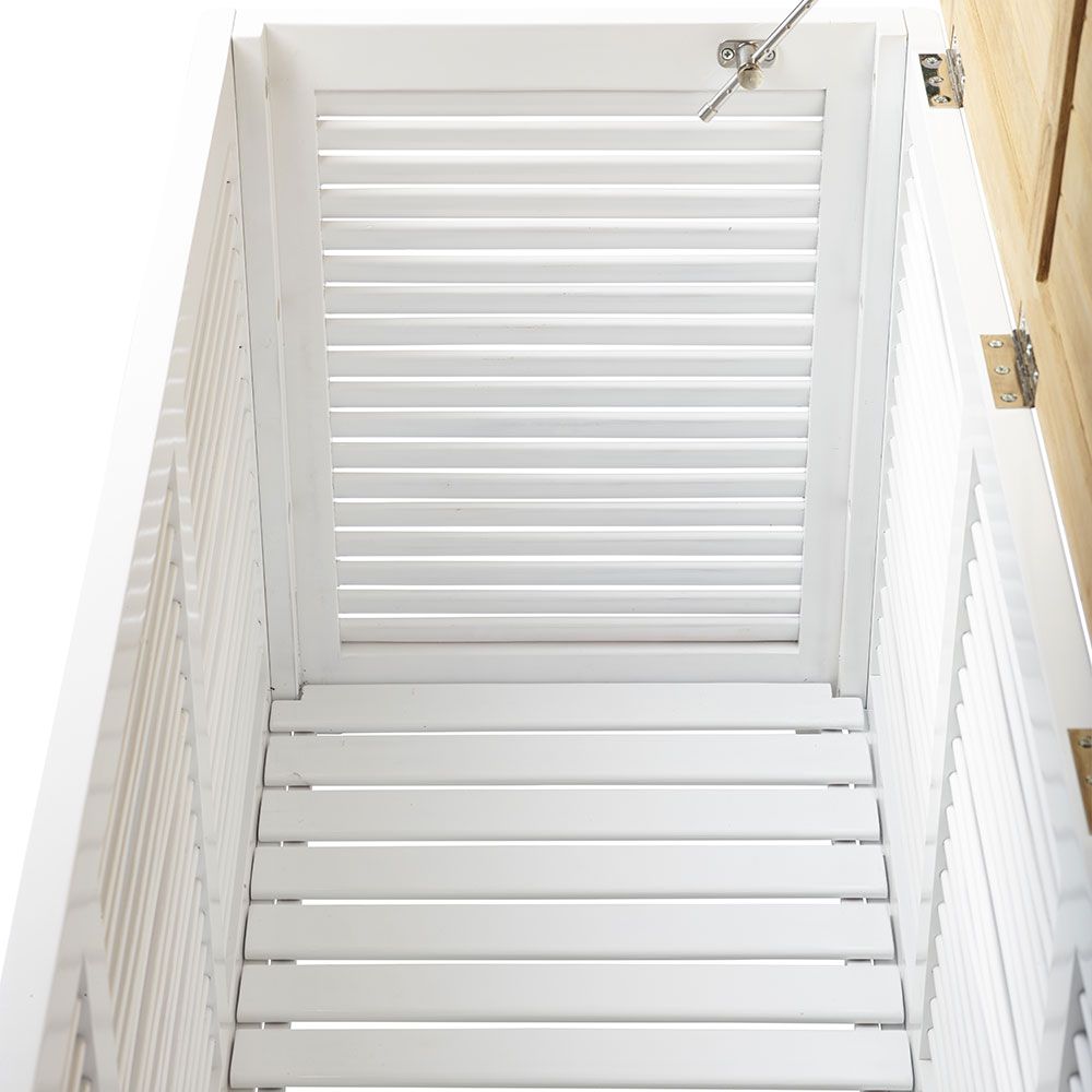 Classic Storage Box teak/white