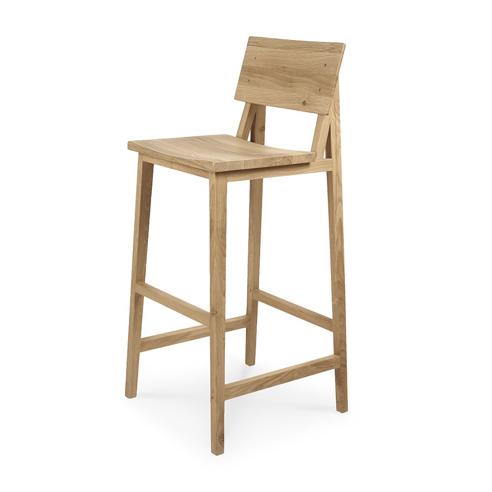 N4 Bar stool Oak