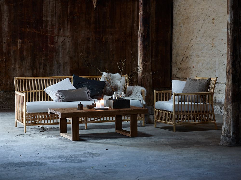 Caroline Rattan sofa Nature