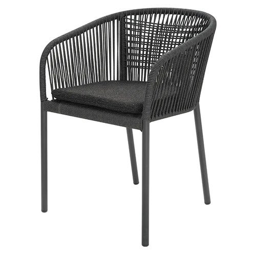 Delta chair    Anthracite / Slate Rope / Teddy Black