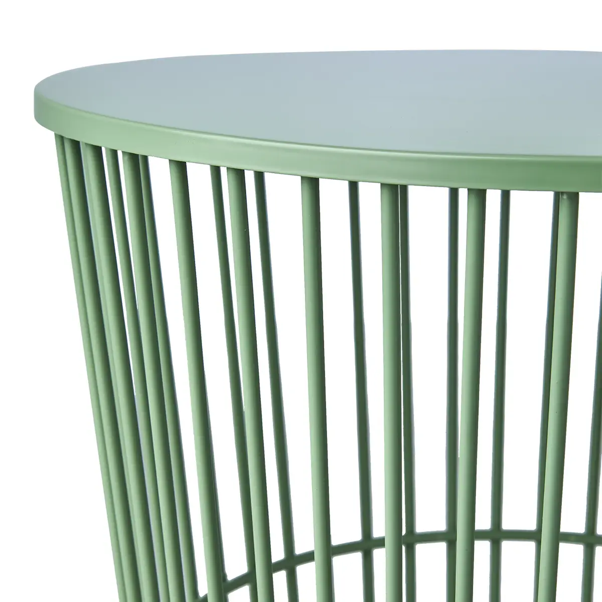 MARSTRAND Sofa table/basket Green Ø40xH45 cm