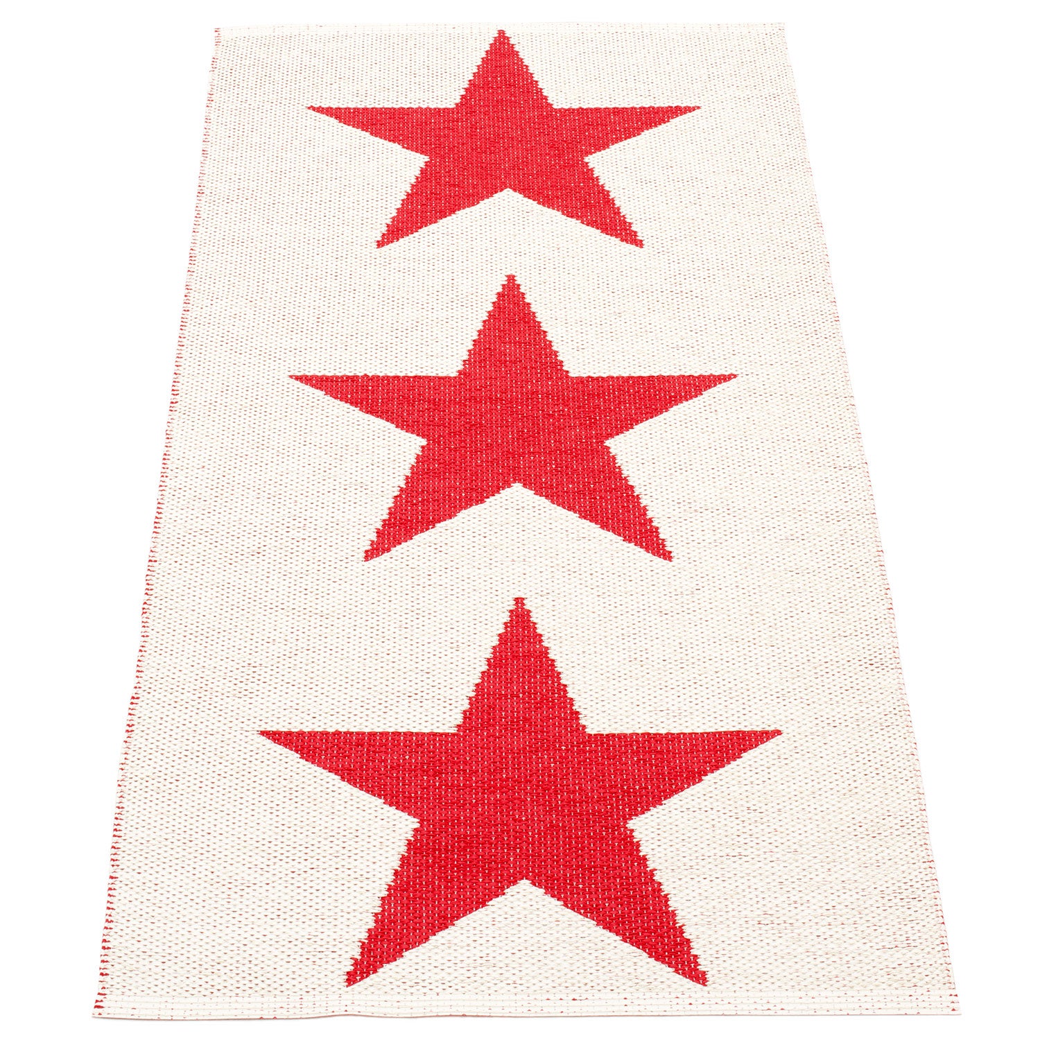 Viggo Carpet 70x150 cm one red / vanilla