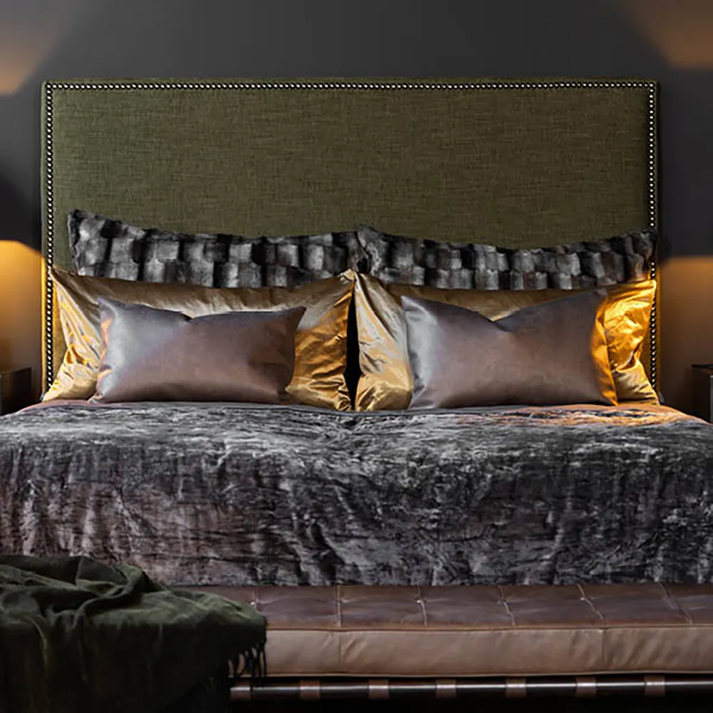 BELMONT Cushion Cover Grey/Simply Greige with woven back 60x60 cm