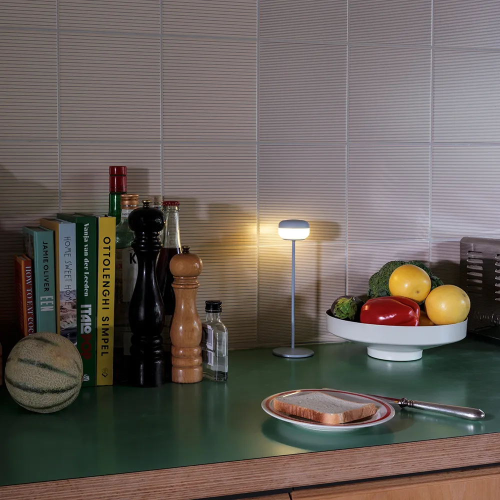 Cheerio Lamp Jet Blue