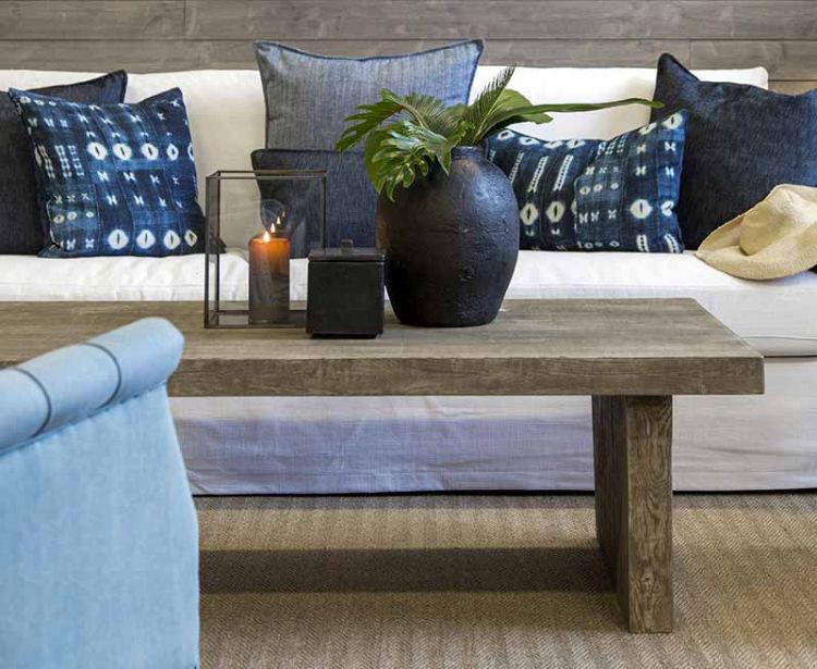 Cushion cover Fascination Indigo 60X40 Cm