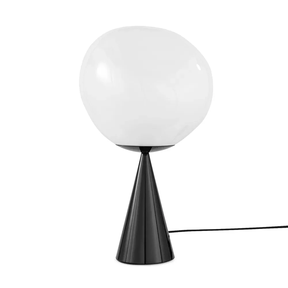 Melt Table lamp Opal/Black LED