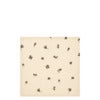 Baies Napkins - Set of 4 - Natural/Dark Chocolate