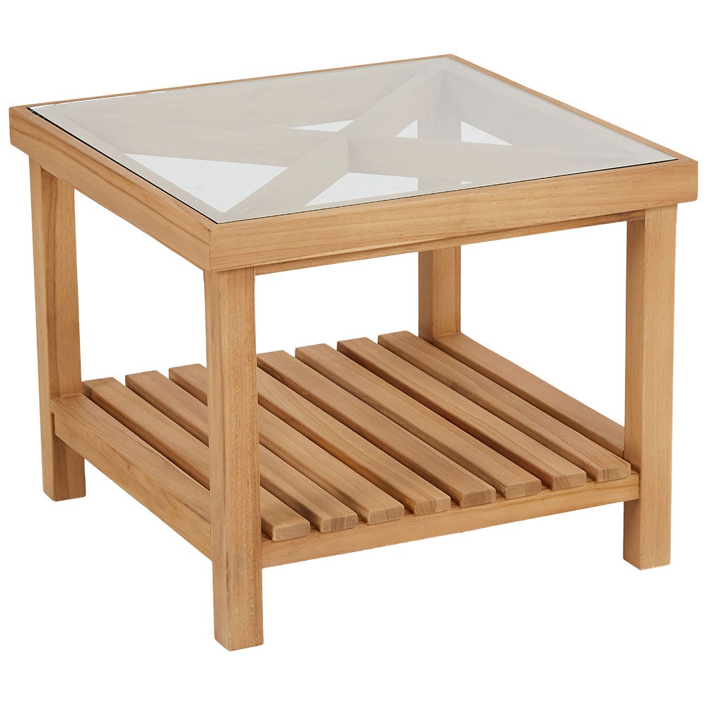 Warm coffee table natural teak