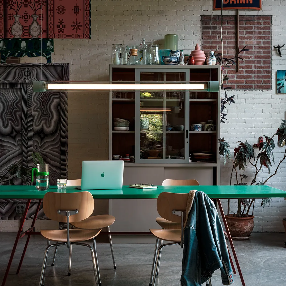 Chug lamp large green envy