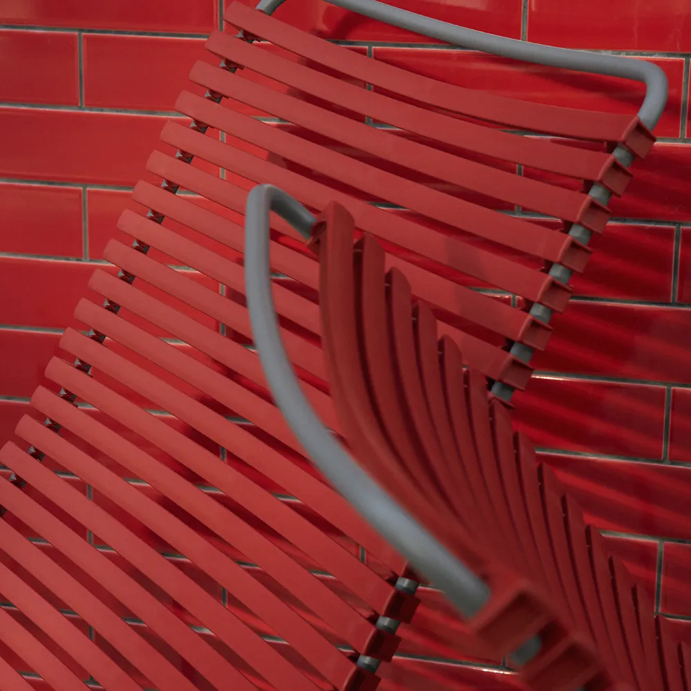 Click rocking chair paprika/grey bamboo