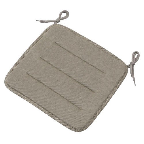 Linear Steel Bar Stool Seat Pad Light Grey 