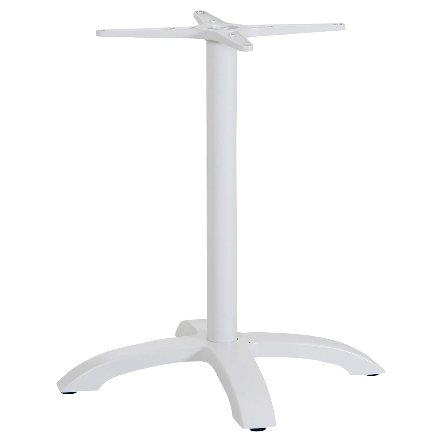 Avila table stand 70 cm white aluminium 
