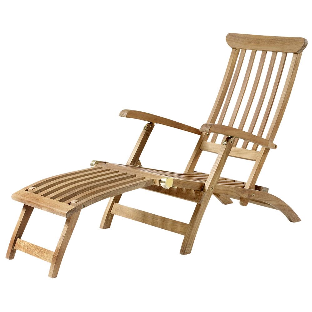 Jackson deck chair natural teak